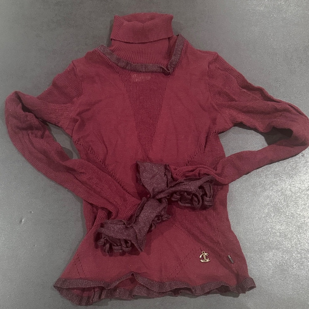 Just Cavalli Deep Burgundy Knitwear
